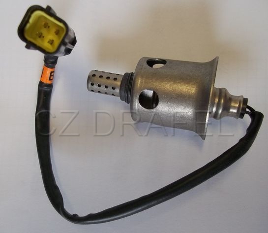 lambda sonda (originál GM) umístěna na výfukovém potrubí před katalyzátorem, 1.4DOHC AVEO