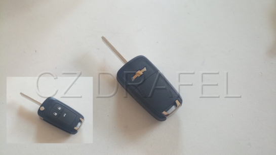 klíč a ovládání zamykání neopracovaný klíč originál GM